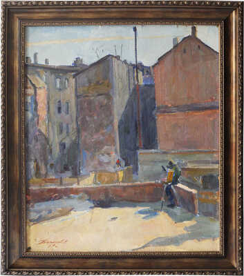 Борисов Евгений Анатольевич. Старая Рига. Двор